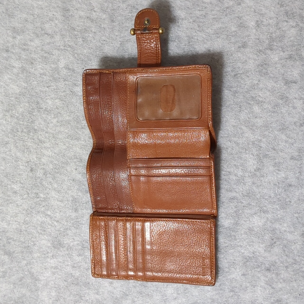Fossil trifold Brown leather wallet - Picture 4 of 10